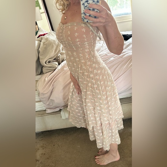 Free People beautiful strapless dress XS/P - Picture 7 of 8